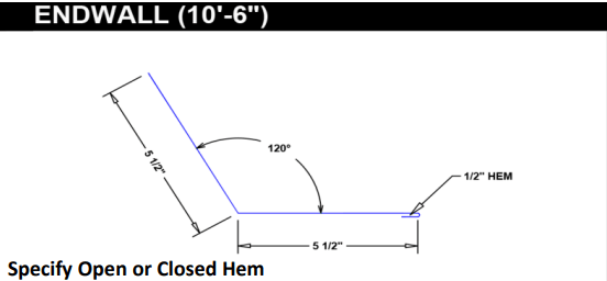 Standing Seam End Wall 24GA 10' - Metal Specialist, LLCStanding Seam End Wall 24GA 10'Metal Roofing PanelsJD MetalsMetal Specialist, LLC6513117598777246796195987772Dark BronzeStanding Seam End Wall 24GA 10'