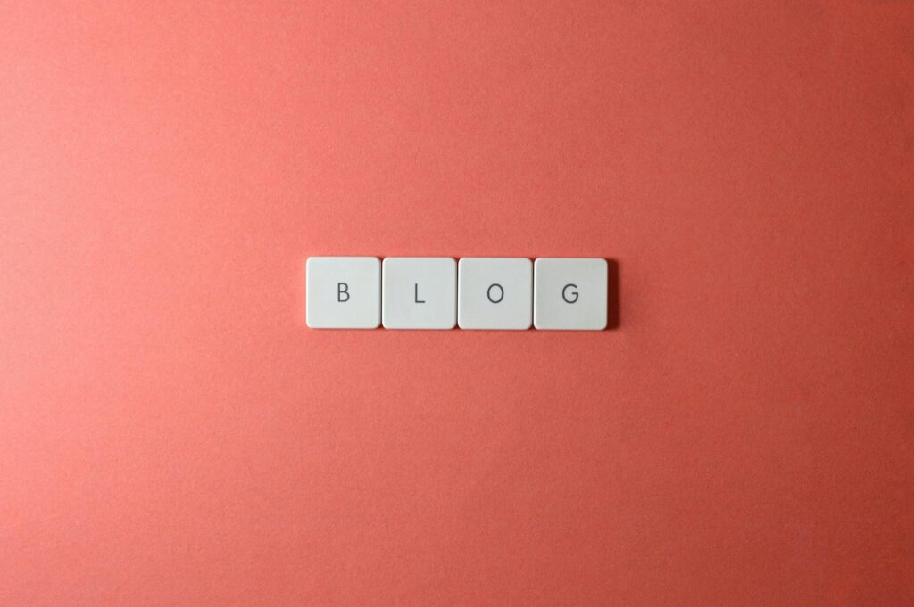 blog category organization