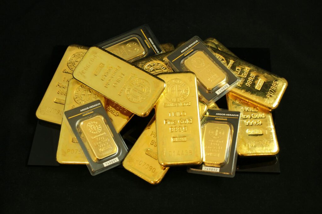 gold bars stack