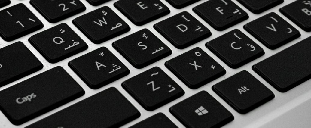 laptop keyboard writing