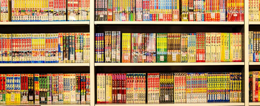 manga website interface