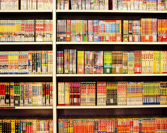 manga website interface