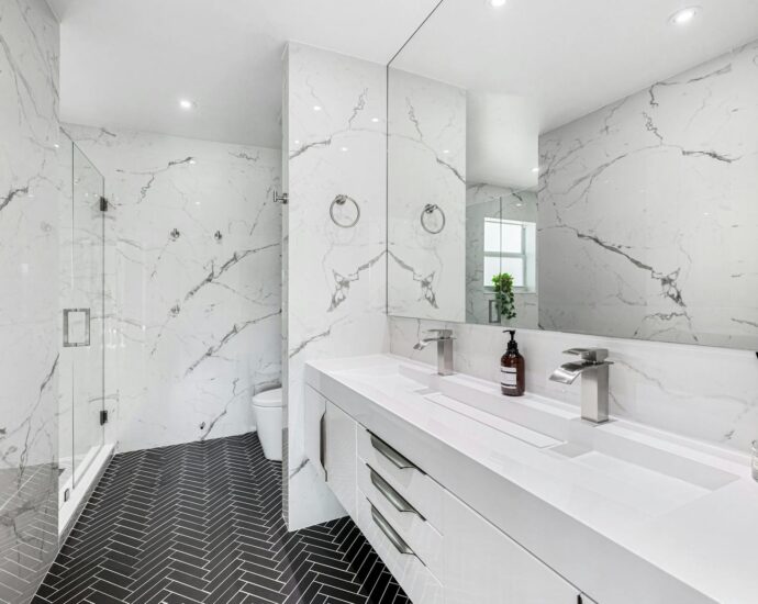 modern bathroom renovation