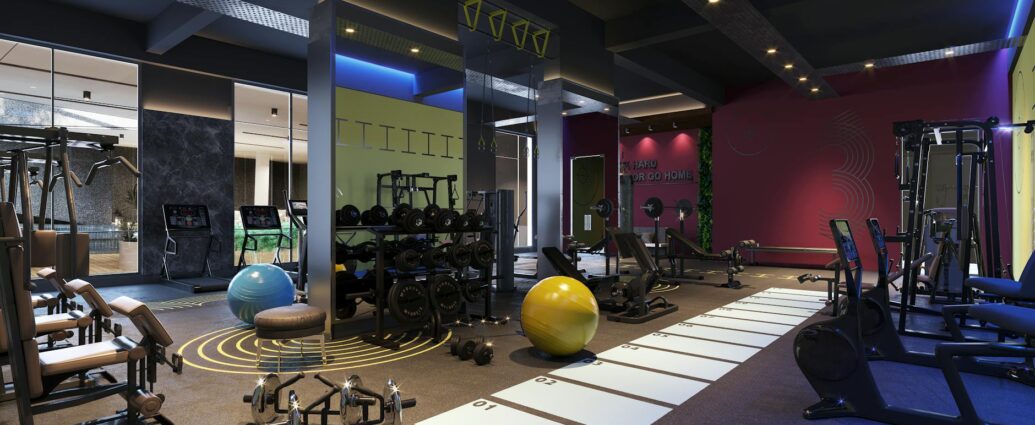 modern gym interior