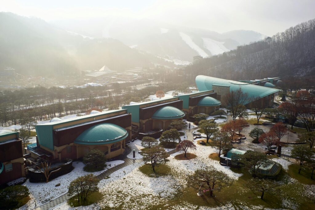 mountain resort landscape