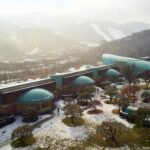 mountain resort landscape