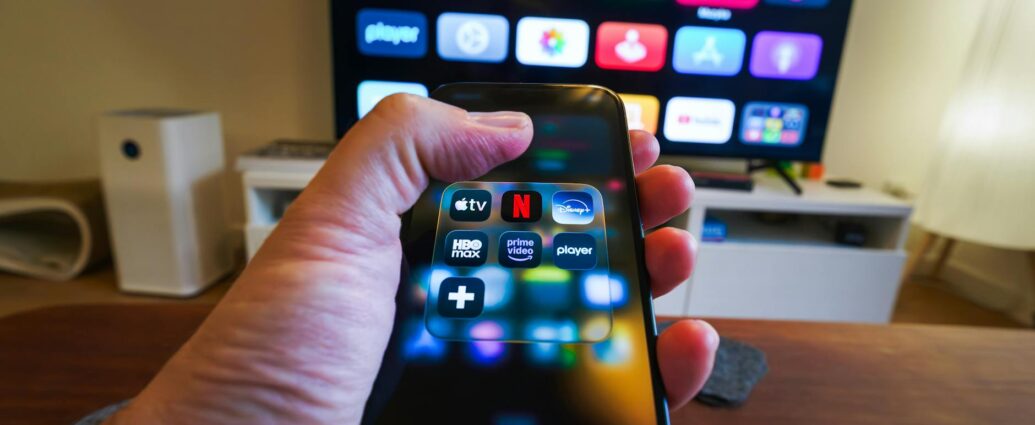 Netflix interface browsing