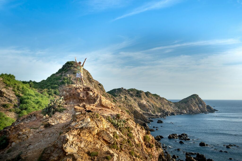 person enjoying solo activity