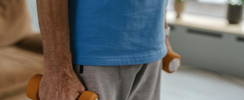 person exercising outdoors