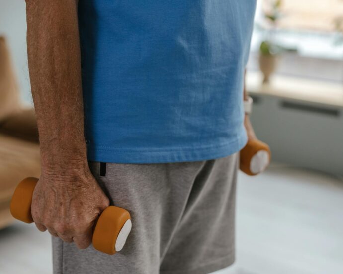 person exercising outdoors