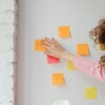 person planning daily schedule