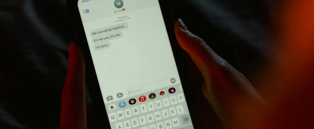 text message conversation