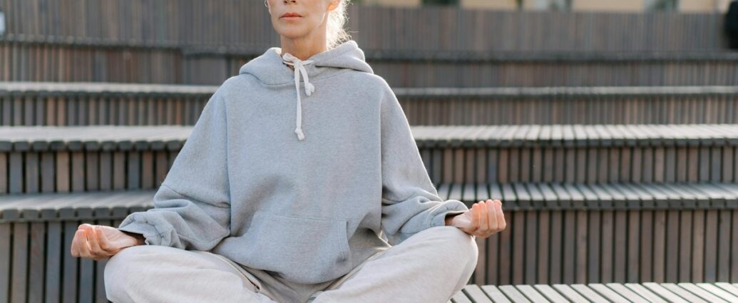 woman meditating