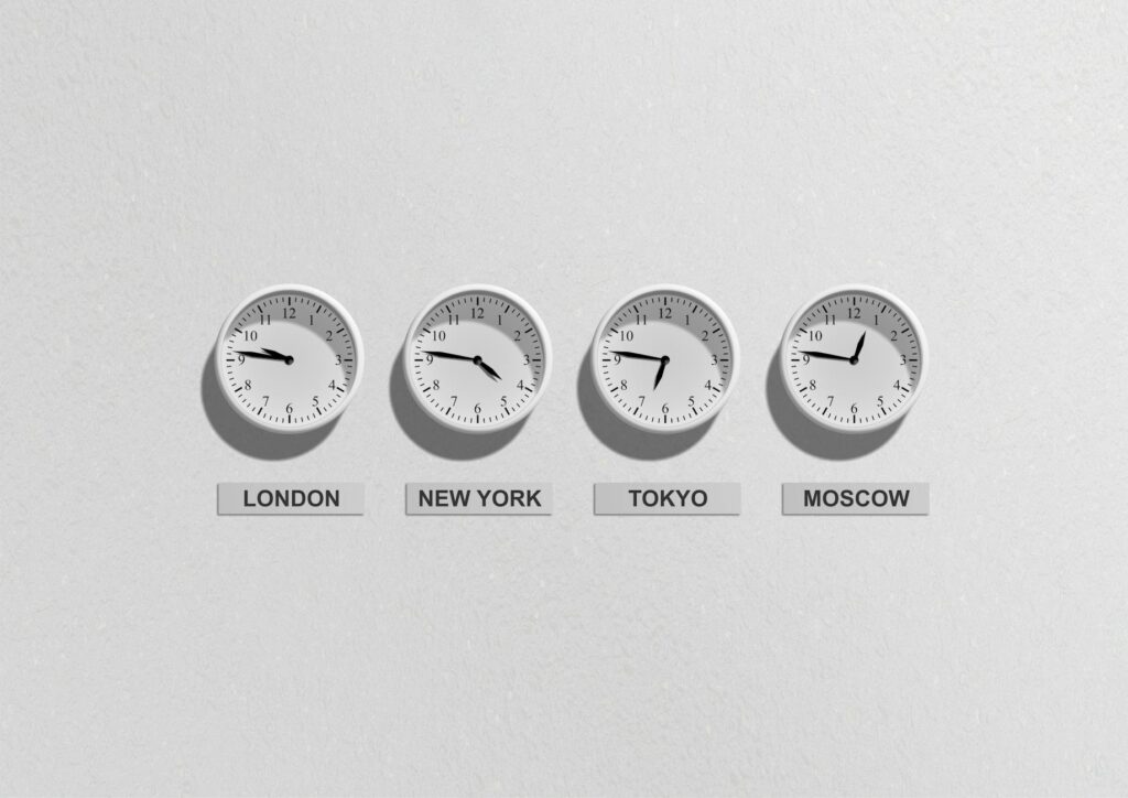 world clock time zones