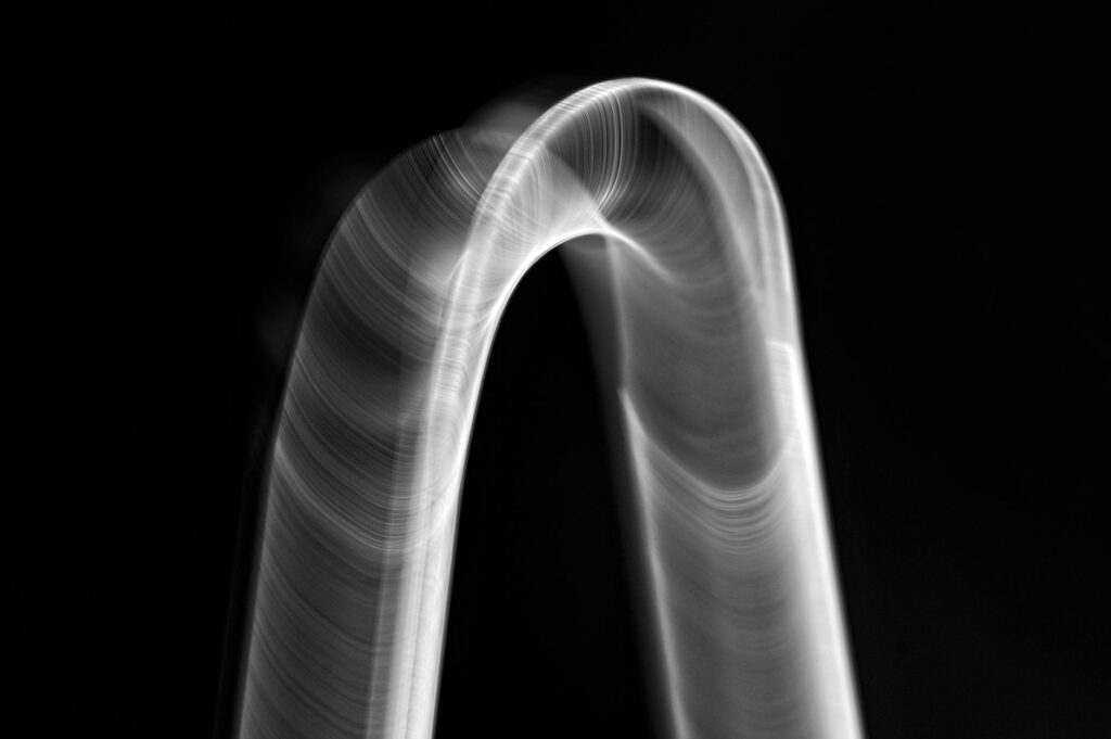 abstract metal sculpture