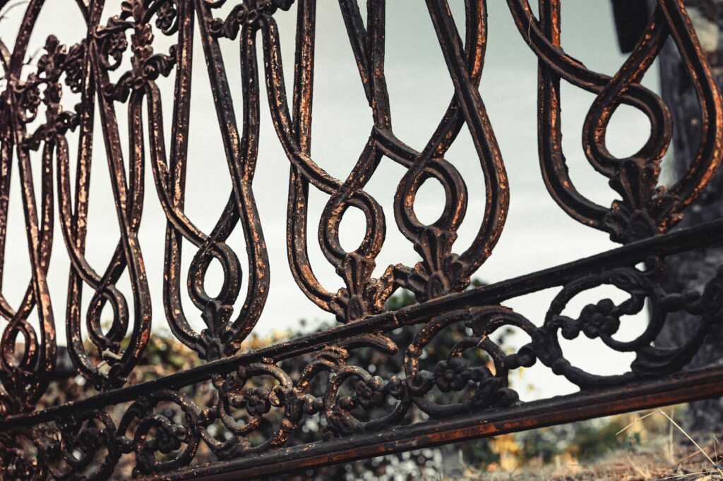 intricate metal filigree art