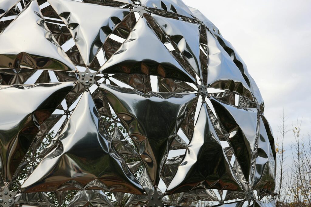 metal sculpture abstract