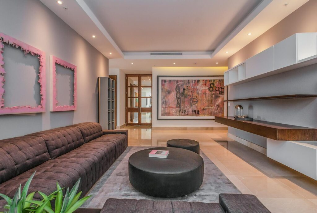 modern living room lighting