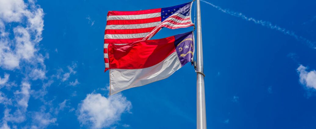 North Carolina map area code