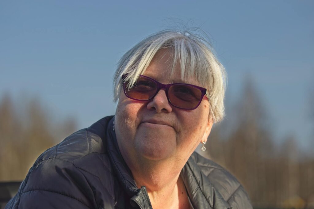 Sandi Toksvig smiling
