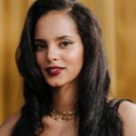 Zoe Saldaña with mother